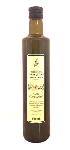 Huile d'Olive Can Companyó: Boîte de 6 bouteille Verre de 500 ml.